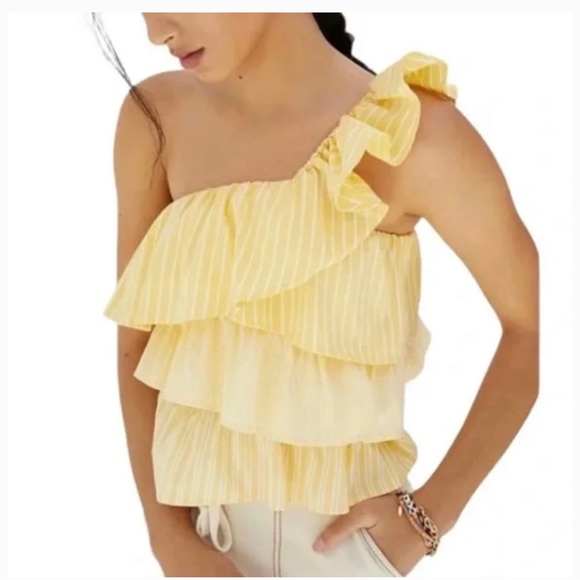 Maeve off shoulder ruffle tank NWT - Picture 7 of 8